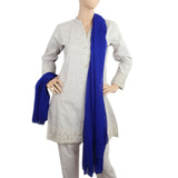 Women's Plain Chiffon Dupatta - Royal Blue, Women Dupatta, Chase Value, Chase Value