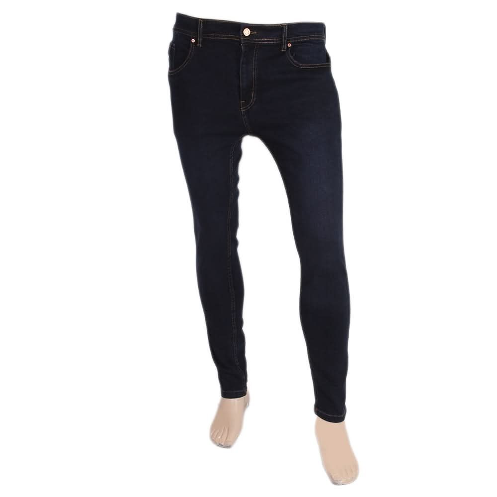 Men's Denim Pant - Dark Blue, Men, Casual Pants And Jeans, Chase Value, Chase Value