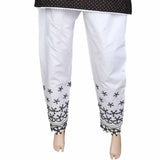 Women's Embroidered Trouser - White, Women, Pants & Tights, Chase Value, Chase Value