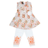 Girls Half Sleeves Tights Suit - Tea Pink, Kids, Girls Sets And Suits, Chase Value, Chase Value