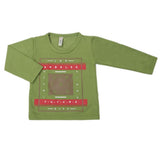 Boys Full Sleeves T-Shirt - Green, Kids, Boys T-Shirts, Chase Value, Chase Value