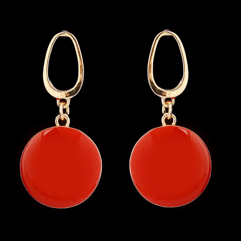Women's Earring - Rust, Women, Earrings & Tops, Chase Value, Chase Value