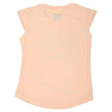Girls Printed Half Sleeves T-Shirt 4703 - Peach, Kids, Girls T-Shirts, Chase Value, Chase Value