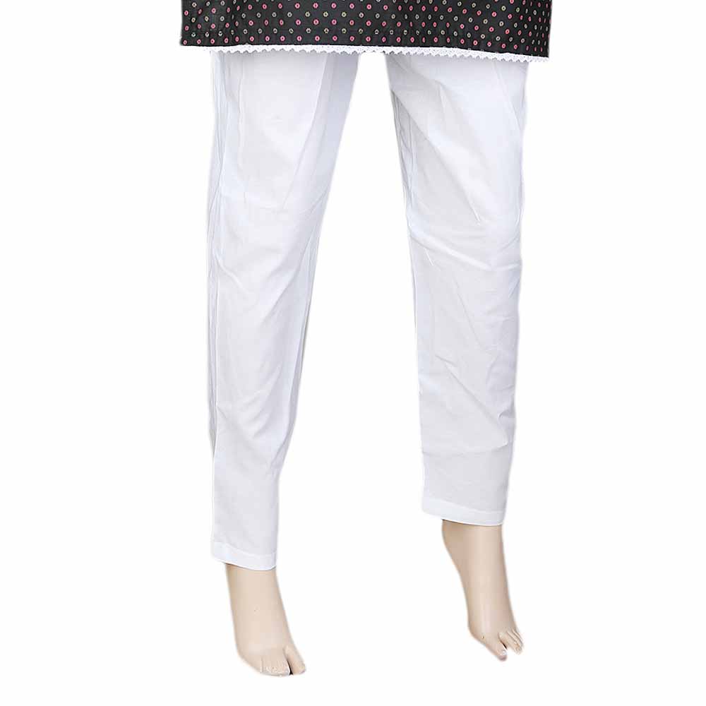 Women's Basic Trouser - White, Women, Pants & Tights, Chase Value, Chase Value