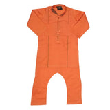 Boys Embroidered Shalwar Kameez - Copper, Kids, Boys Shalwar Kameez, Chase Value, Chase Value