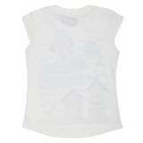 Girls Printed Half Sleeves T-Shirt 4702 - White, Kids, Girls T-Shirts, Chase Value, Chase Value