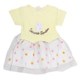 Newborn Girls Frock - Yellow, Kids, NB Girls Frocks, Chase Value, Chase Value