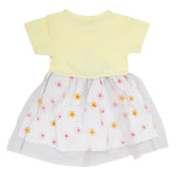 Newborn Girls Frock - Yellow, Kids, NB Girls Frocks, Chase Value, Chase Value