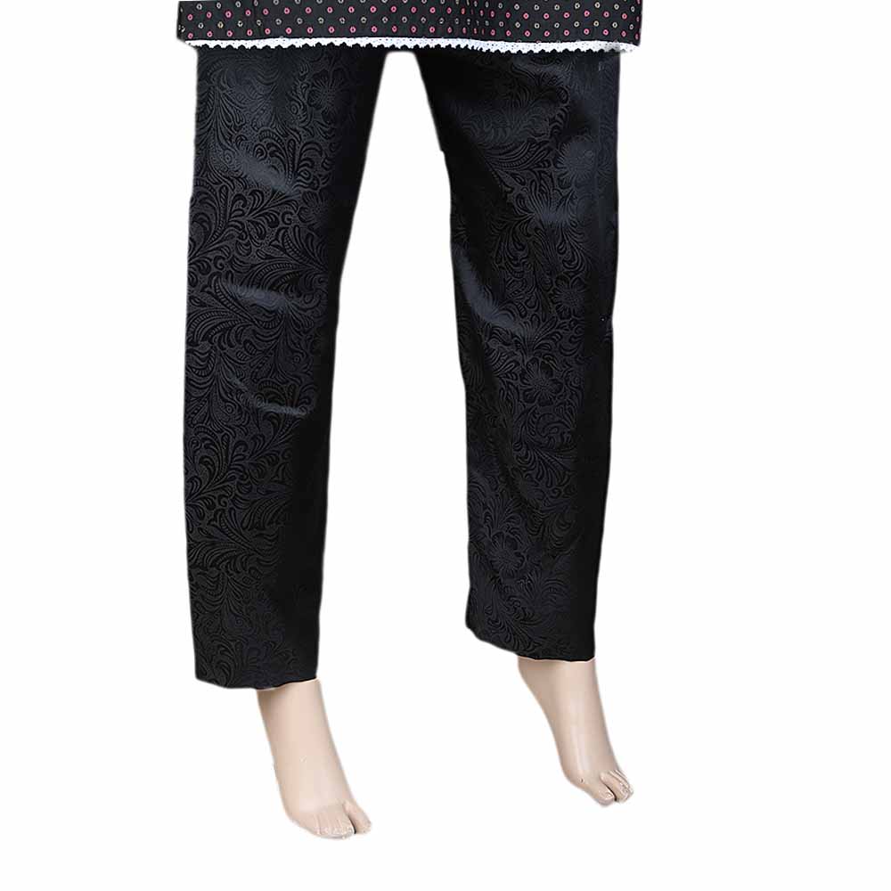 Women's Printed Trouser - Black, Women, Pants & Tights, Chase Value, Chase Value