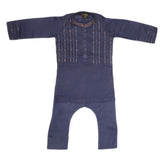 Boys Embroidered Shalwar Kameez - Navy Blue, Kids, Boys Shalwar Kameez, Chase Value, Chase Value