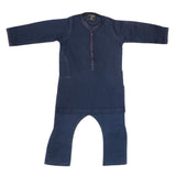 Boys Embroidered Shalwar Kameez - Navy Blue, Kids, Boys Shalwar Kameez, Chase Value, Chase Value