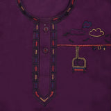 Newborn Boys Shalwar Suit - Purple, Kids, Newborn Boys Sets And Suits, Chase Value, Chase Value
