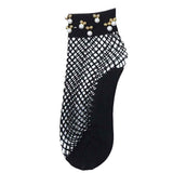 Women's Skin Net Socks - Black, Women, Socks Stocking And Gloves, Chase Value, Chase Value