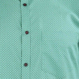 Men's Business Casual Shirt - Green - test-store-for-chase-value