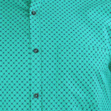 Men's Business Casual Shirt - Green - test-store-for-chase-value