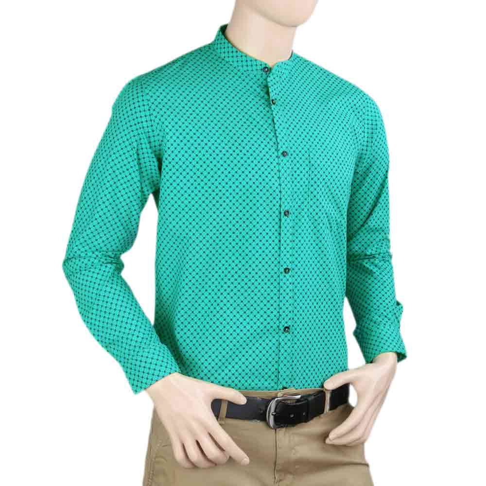 Men's Business Casual Shirt - Green - test-store-for-chase-value
