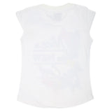 Girls Printed Half Sleeves T-Shirt 4695 - White, Kids, Girls T-Shirts, Chase Value, Chase Value