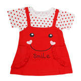 Newborn Girls Frock - Red, Kids, NB Girls Frocks, Chase Value, Chase Value
