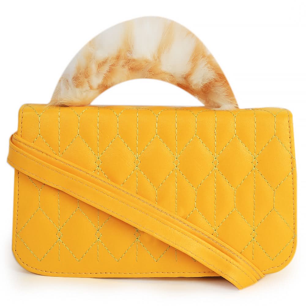 Women's Shoulder Bag - Yellow, Women, Bags, Chase Value, Chase Value