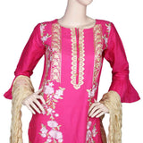 Women's Fancy 3 Piece Suit - Pink, Women, Shalwar Suits, Chase Value, Chase Value