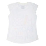Girls Printed Half Sleeves T-Shirt 4699 - White, Kids, Girls T-Shirts, Chase Value, Chase Value