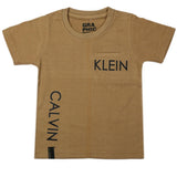 Boys Half Sleeves T-Shirt - Beige, Boys T-Shirts, Chase Value, Chase Value