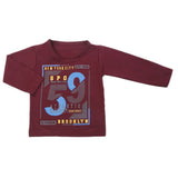 Boys Full Sleeves T-Shirt - Dark Purple, Kids, Boys T-Shirts, Chase Value, Chase Value