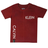Boys Half Sleeves T-Shirt - Maroon, Boys T-Shirts, Chase Value, Chase Value