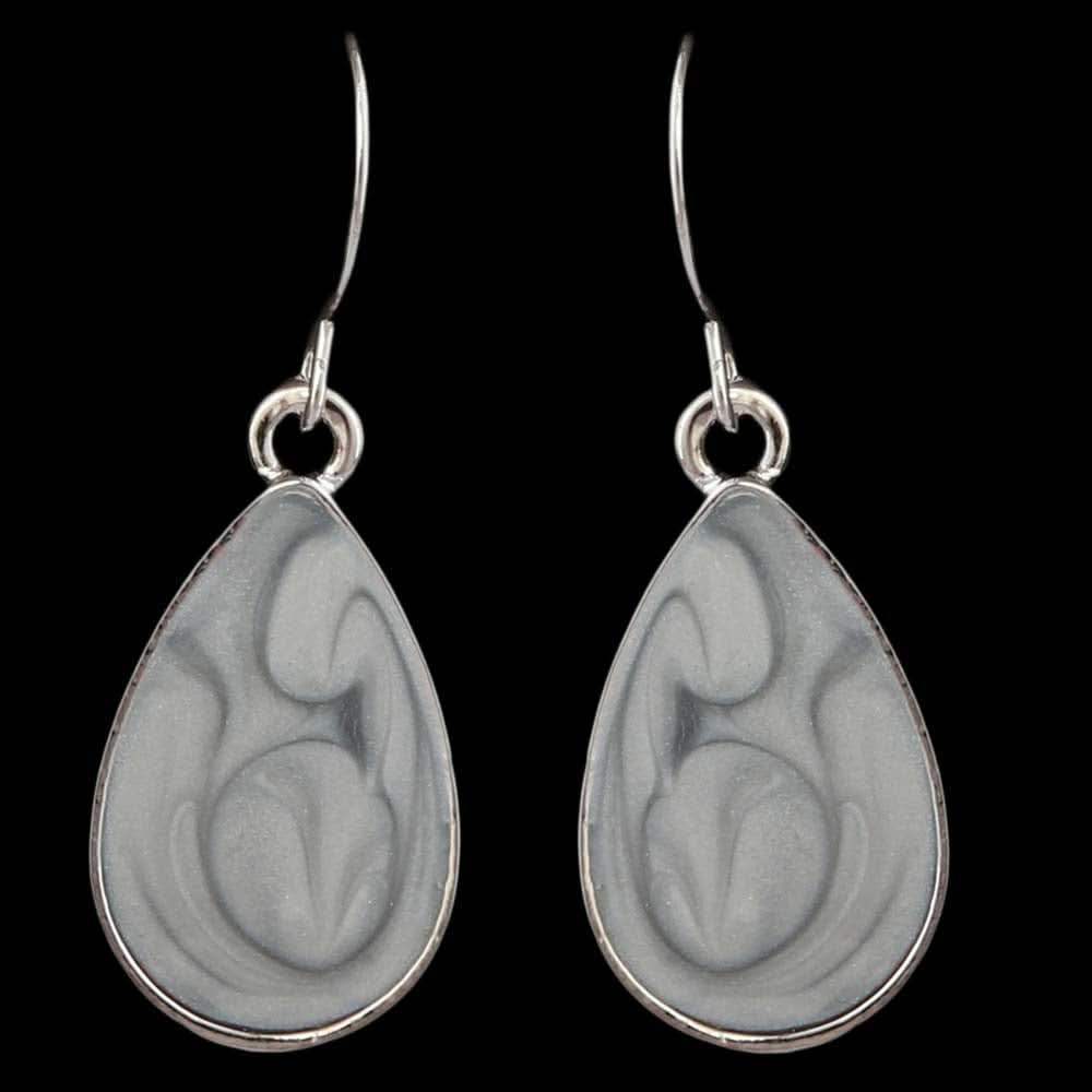 Women's Ear Tops - Grey & Silver, Women, Earrings & Tops, Chase Value, Chase Value