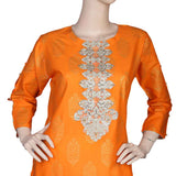 Women's Embroidered 2 Piece Suit - Orange, Women, Shalwar Suits, Chase Value, Chase Value