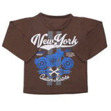 Boys Full Sleeves T-Shirt - Olive Green, Kids, Boys T-Shirts, Chase Value, Chase Value
