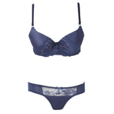 Women's Foam Bra & Panty Set - Dark Blue, Women, Bra And Panty Sets, Chase Value, Chase Value