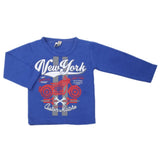Boys Full Sleeves T-Shirt - Royal Blue, Kids, Boys T-Shirts, Chase Value, Chase Value