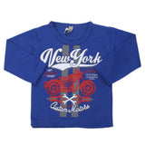 Boys Full Sleeves T-Shirt - Royal Blue, Kids, Boys T-Shirts, Chase Value, Chase Value