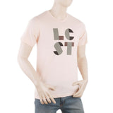 Men's Round Neck Half Sleeves T-Shirt - Peach, Men, T-Shirts And Polos, Chase Value, Chase Value