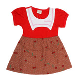 Newborn Girls Frock - Red, Kids, Newborn Girls Frocks, Chase Value, Chase Value