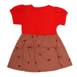 Newborn Girls Frock - Red, Kids, Newborn Girls Frocks, Chase Value, Chase Value