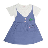 Newborn Girls Frock - Blue, Kids, NB Girls Frocks, Chase Value, Chase Value