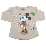 Girls Full Sleeves Jersey T-Shirt - Fawn, Kids, Girls T-Shirts, Chase Value, Chase Value