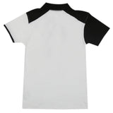 Boys Half Sleeves Polo T-Shirt - White, Boys T-Shirts, Chase Value, Chase Value