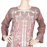 Women's Embroidered 3 Piece Suit - Brown, Women, Shalwar Suits, Chase Value, Chase Value