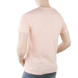 Men's Round Neck Half Sleeves T-Shirt - Peach, Men, T-Shirts And Polos, Chase Value, Chase Value