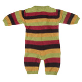 Newborn Girls Romper Full Sleeves - Green & Purple, Kids, NB Girls Rompers, Kids, New Born Girls Winterwear, Chase Value, Chase Value