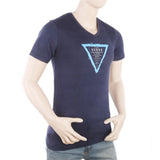 Men's Round Neck Half Sleeves T-Shirt - Navy Blue, Men, T-Shirts And Polos, Chase Value, Chase Value