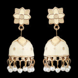 Women's Fancy Ear Jhumki - Off White, Women, Earrings & Tops, Chase Value, Chase Value