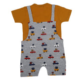 Boys Half Sleeves Romper - Dark Green, Kids, Newborn Boys Rompers, Chase Value, Chase Value