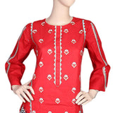 Women's Embroidered 2 Piece Suit - Red, Women, Shalwar Suits, Chase Value, Chase Value