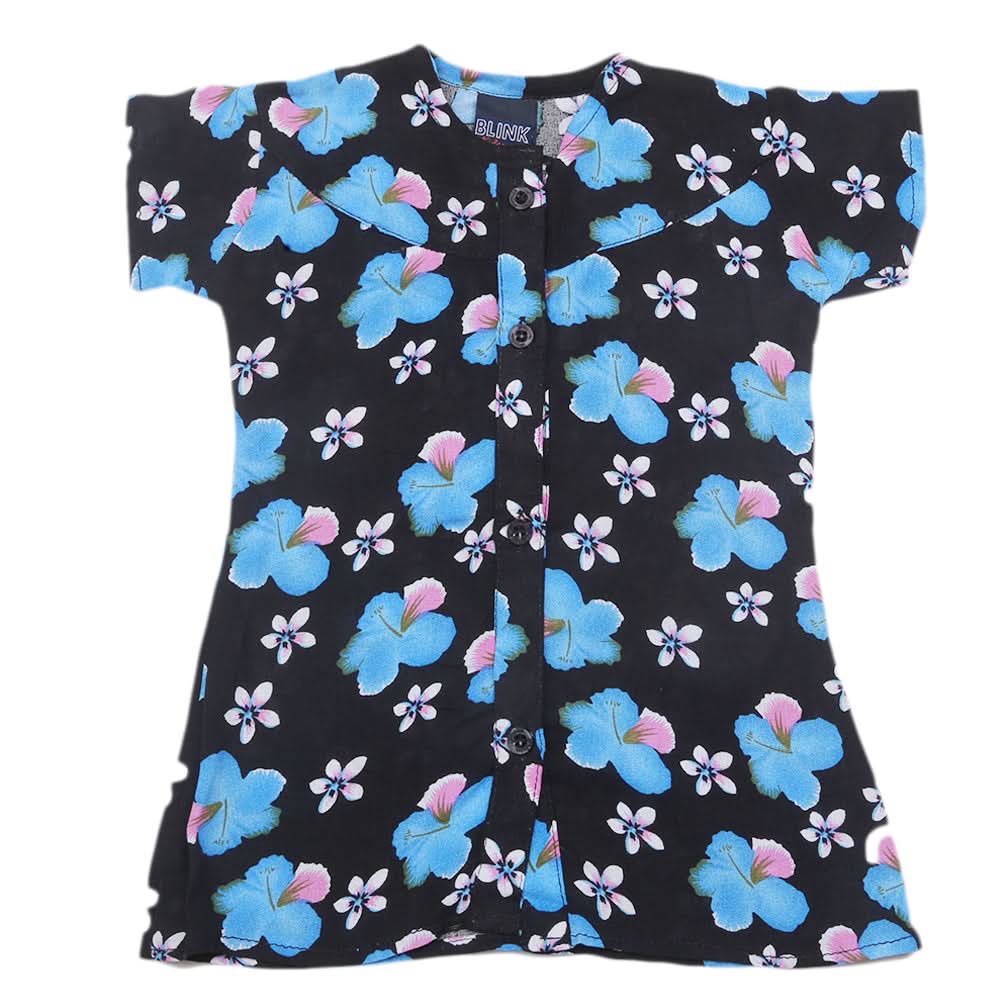 Girls Half Sleeves Woven Top - Multi, Kids, Tops, Chase Value, Chase Value