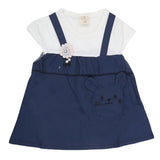 Newborn Girls Frock - Navy Blue, Kids, NB Girls Frocks, Chase Value, Chase Value