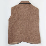 Boys Jute Fancy Waist Coat - Brown, Kids, Boys Waistcoats, Chase Value, Chase Value